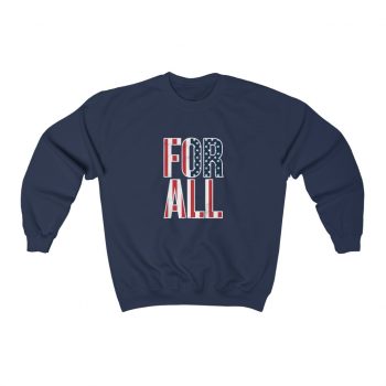 Adult Sweatshirt Unisex Heavy Blend - USA Flag For All America