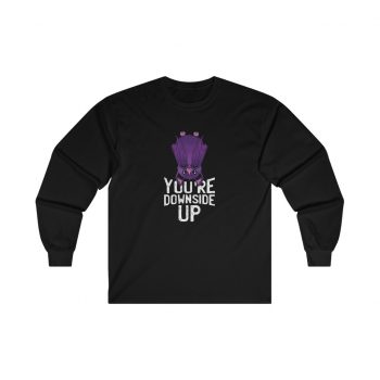 Adult Ultra Cotton Long Sleeve Tee - Bat You're Downside Up