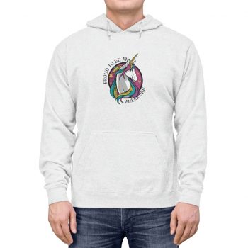 Adult Unisex Hoodie - Proud To Be An Americorn - American Unicorn