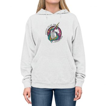 Adult Unisex Hoodie - Proud To Be An Americorn - American Unicorn