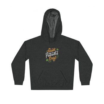 Adult Unisex Hoodie - St Patricks Day Shamrocks Clovers Orange Green