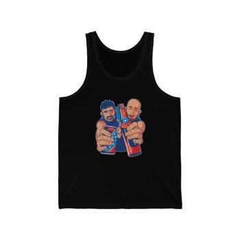 Adult Unisex Jersey Tank Shirt Top - American Beer Drinking