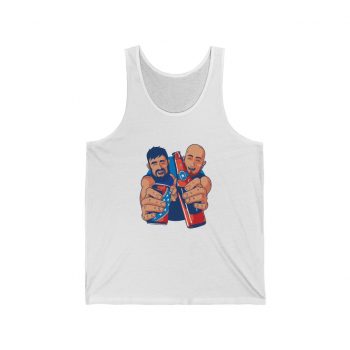 Adult Unisex Jersey Tank Shirt Top - American Beer Drinking