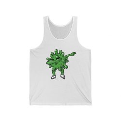 Adult Unisex Jersey Tank Shirt Top - Dabbing Virus Coronavirus Covid 19 Dancing