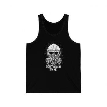 Adult Unisex Jersey Tank Shirt Top - Do Not Cough On Me Face Mask Coronavirus Covid 19