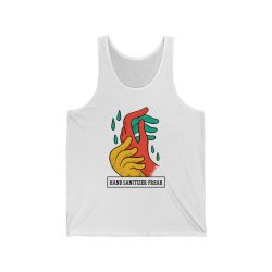 Adult Unisex Jersey Tank Shirt Top - Hand Sanitizer Freak Covid 19 Coronavirus