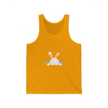 Adult Unisex Jersey Tank Shirt Top Several Colors - My First Easter Egg Hunt Easter Bunny