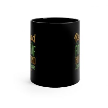 Black Coffee Mug - A Redhead is Like a Four Leaf Clover, Hard to Find