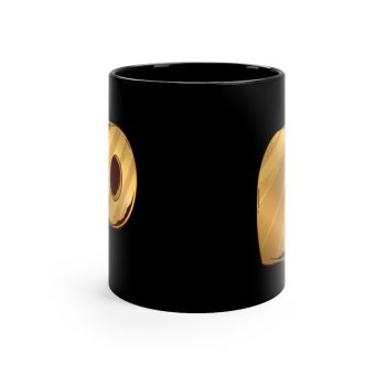 Black Coffee Mug - Gold Golden Toilet Paper Coronavirus Covid-19