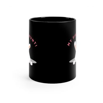 Black Coffee Mug - My First Easter Egg Hunt Easter Bunny