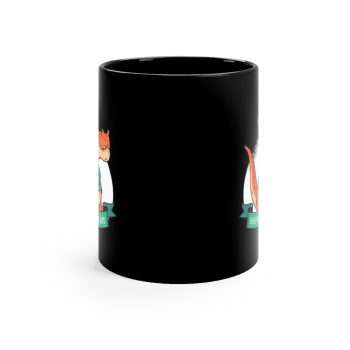 Black Coffee Mug - St Patrick Day T Rex Dinosaur