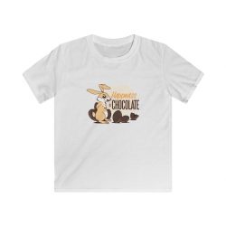 Kids & Youth Softstyle T-Shirt - Happiness Is Chocolate Eggs Easter Bunny