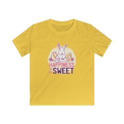 Kids & Youth Softstyle T-Shirt - Happiness Is Sweet Easter Bunny