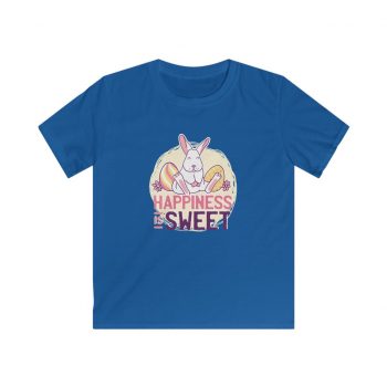 Kids & Youth Softstyle T-Shirt - Happiness Is Sweet Easter Bunny