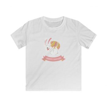 Kids & Youth Softstyle T-Shirt - Hoppy Easter Bunny Egg