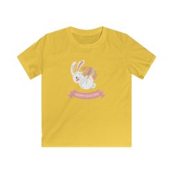 Kids & Youth Softstyle T-Shirt - Hoppy Easter Bunny Egg