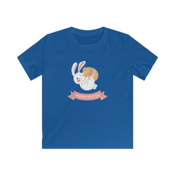 Kids & Youth Softstyle T-Shirt - Hoppy Easter Bunny Egg