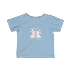 Kids Infant Fine Jersey Tee T-Shirt - Bunny Kisses Easter Wishes