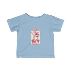 Kids Infant Fine Jersey Tee T-Shirt - Sweet Happiness - Easter Bunny with Easter Egg