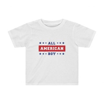 Kids Preschool T-Shirt 2T - 4T - 4th Of July All American Boy