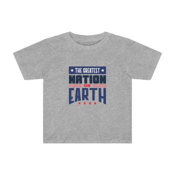 Kids Preschool T-Shirt 2T - 4T - America The Greatest Nation on Earth