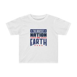 Kids Preschool T-Shirt 2T - 4T - America The Greatest Nation on Earth