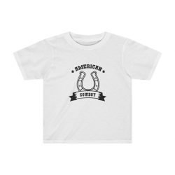 Kids Preschool T-Shirt 2T - 4T - American Cowboy Horse Shoe