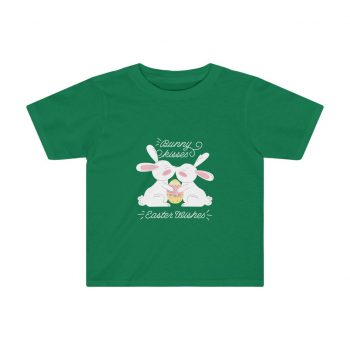 Kids Preschool T-Shirt 2T - 4T - Bunny Kisses Easter Wishes