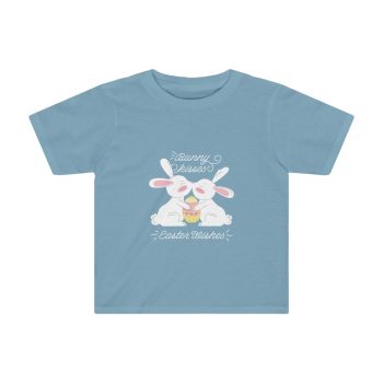 Kids Preschool T-Shirt 2T - 4T - Bunny Kisses Easter Wishes