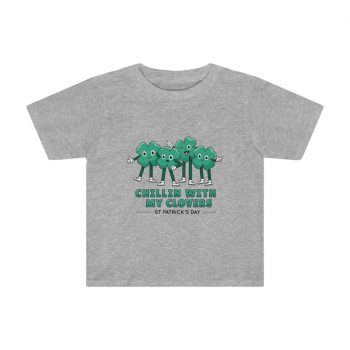 Kids Preschool T-Shirt 2T - 4T - Chillin With My Clovers St Patrick's Day