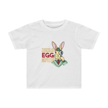 Kids Preschool T-Shirt 2T - 4T - Chocolate Egg Inspector Sherlock Detective Easter