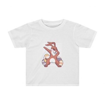 Kids Preschool T-Shirt 2T - 4T - Dabbing Easter Bunny Eggs Rabbit