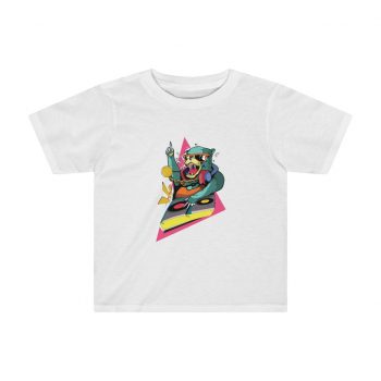 Kids Preschool T-Shirt 2T - 4T - DJ Bear Colorful