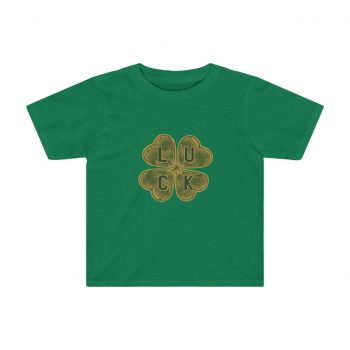 Kids Preschool T-Shirt 2T - 4T - Four Leaf Clover Luck