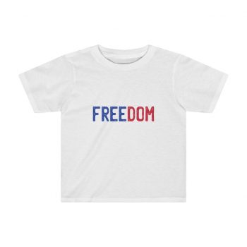 Kids Preschool T-Shirt 2T - 4T - Freedom USA Red White Blue