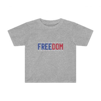 Kids Preschool T-Shirt 2T - 4T - Freedom USA Red White Blue