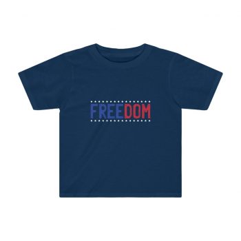 Kids Preschool T-Shirt 2T - 4T - Freedom USA Red White Blue