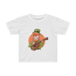 Kids Preschool T-Shirt 2T - 4T - Guitarist Leprechaun St Partrick's Day