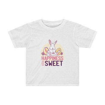 Kids Preschool T-Shirt 2T - 4T - Happiness Is Sweet Easter Bunny