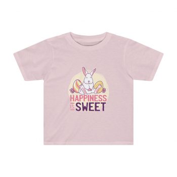 Kids Preschool T-Shirt 2T - 4T - Happiness Is Sweet Easter Bunny