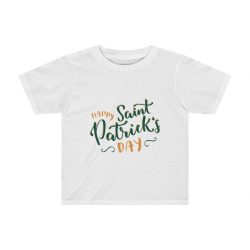 Kids Preschool T-Shirt 2T - 4T - Happy St Patricks Day Orange Green