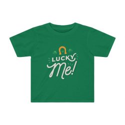 Kids Preschool T-Shirt 2T - 4T - Lucky Me Clover Shamrock Horseshoe St Patricks Day