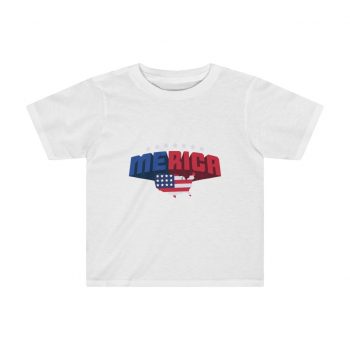 Kids Preschool T-Shirt 2T - 4T - Merica USA American Flag