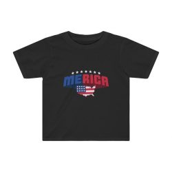 Kids Preschool T-Shirt 2T - 4T - Merica USA American Flag