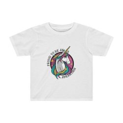 Kids Preschool T-Shirt 2T - 4T - Proud To Be An Americorn - American Unicorn