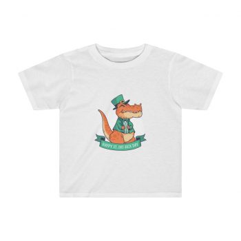 Kids Preschool T-Shirt 2T - 4T - St Patrick Day T Rex Dinosaur