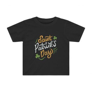 Kids Preschool T-Shirt 2T - 4T - St Patricks Day Shamrocks Clovers Orange Green