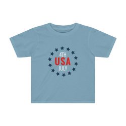 Kids Preschool T-Shirt 2T - 4T - USA 4th of July Circle of Stars