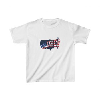 Kids T-Shirt Cotton - America USA Map