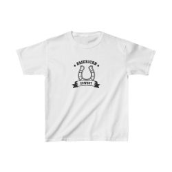 Kids T-Shirt Cotton - American Cowboy Horse Shoe